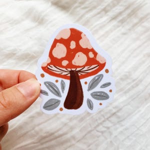 Mushroom Vinyl Sticker