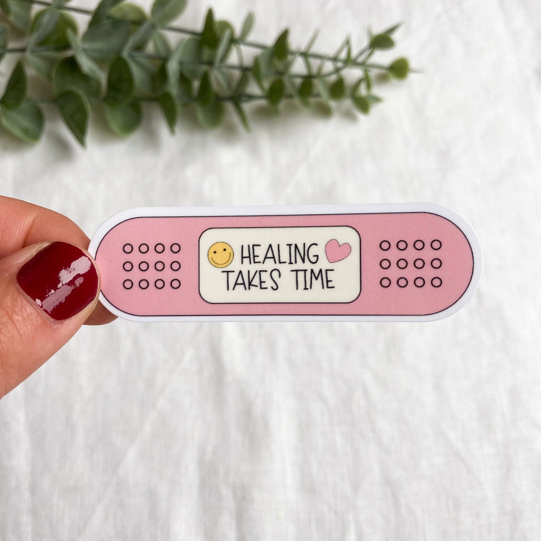 Pmmm Stickers Healing Takes Time Vinyl Sticker - Etsy