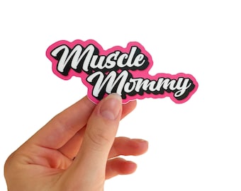 Muscle Mommy Sticker / Gym Sticker / Weightlifting Sticker