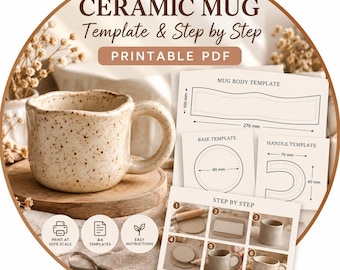 Ceramic Mug Template PDF