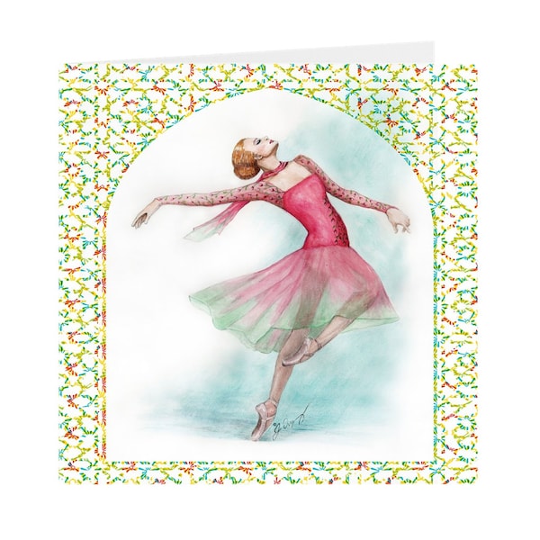 Ballet Greeting Card Etsy
