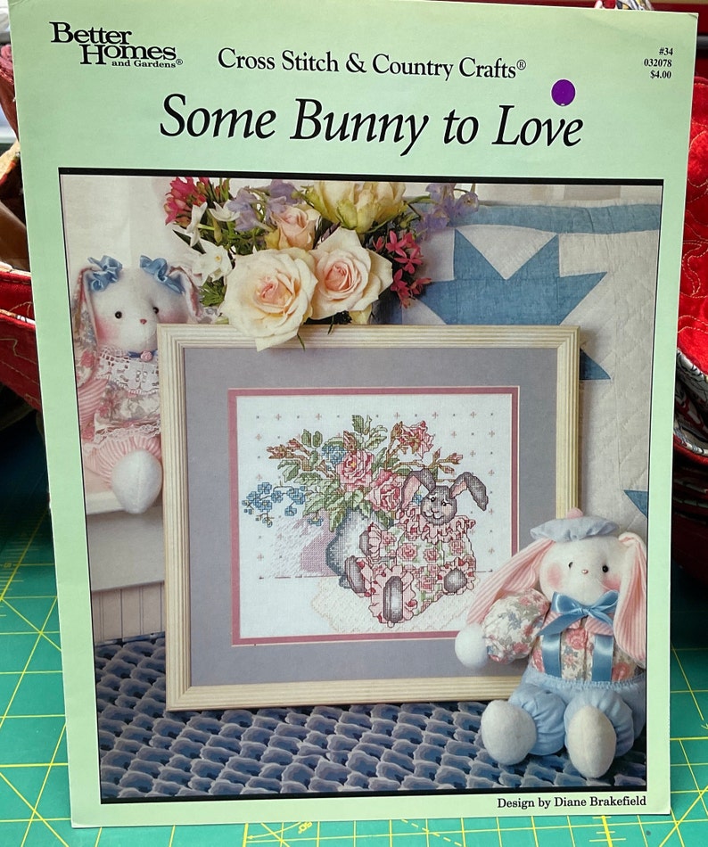 Some Bunny to Love Cross Stitch Pattern and Instructions by Diane