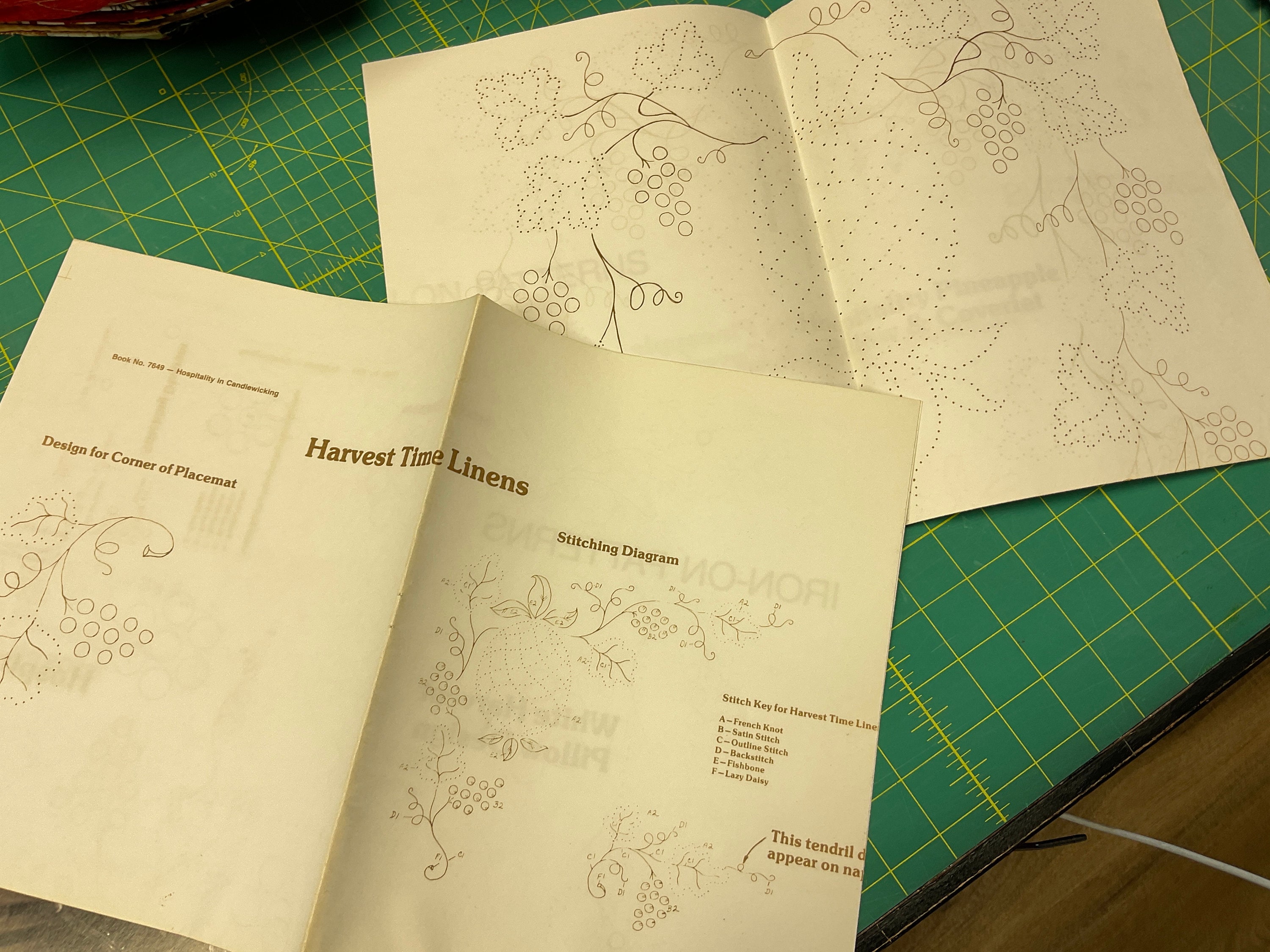 Hospitality in Candle Wicking Pattern and Instructions by Cathy
