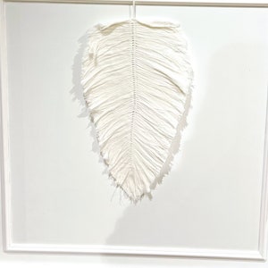 Luxus XXL Wandbehang Makramee Blatt  Weihnachten Boheme | Boho | Hochzeit | Standesamt | Verlobung