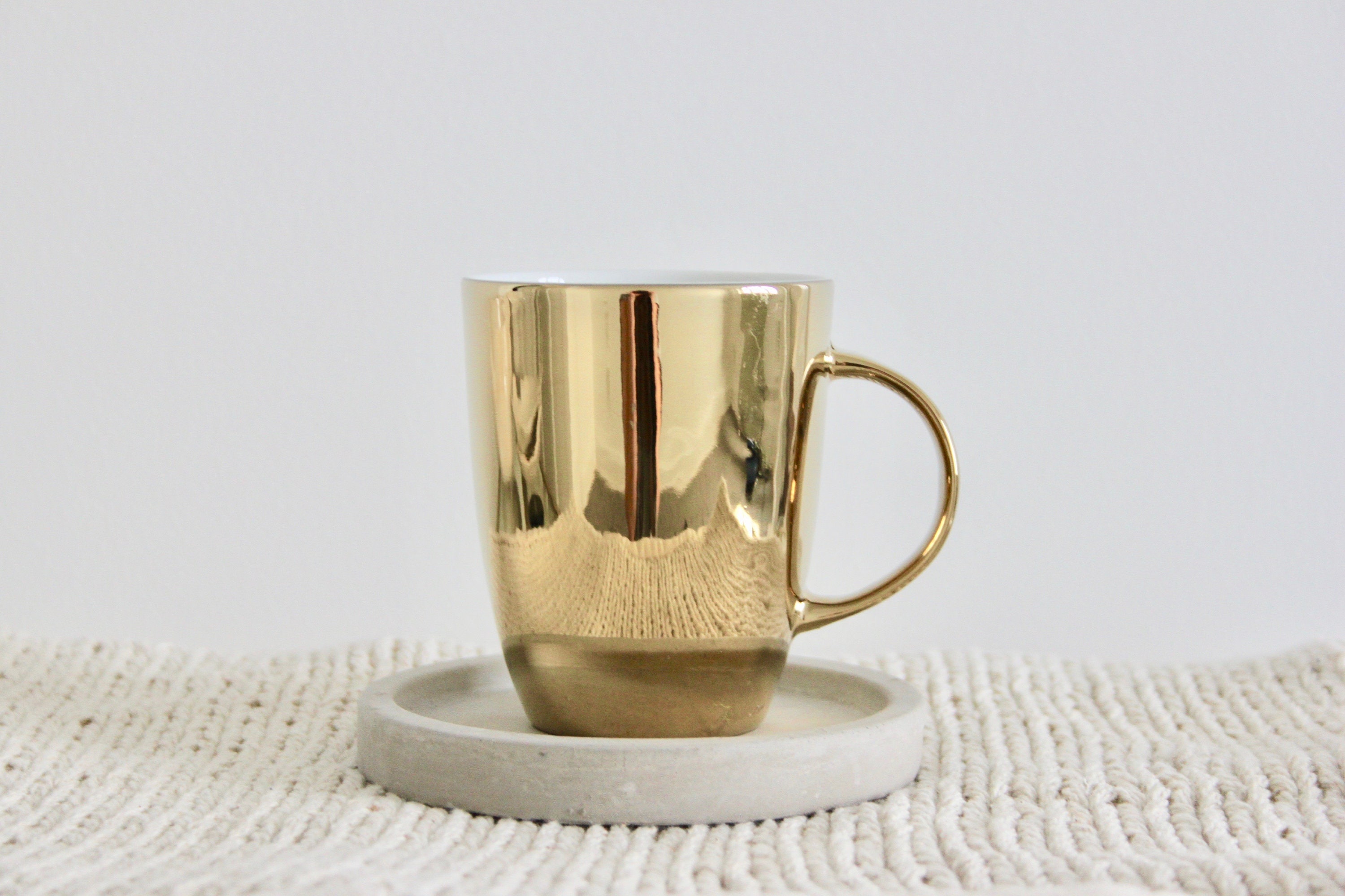 Dünne porzellan tasse
