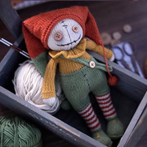 Halloween Clown Doll Knitting Pattern, Easy Crochet