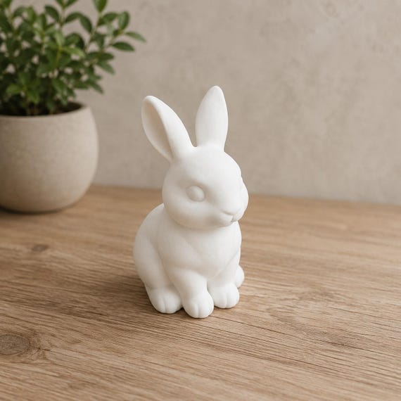 Easter Bunny 3D Printer File .STL - Stylish and Modern 3D Printing Model