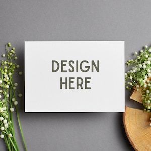 Postcard Mockup, 5x7 Card Mockup PNG, Christmas Card mockup, Greeting Card Mockups, Holiday card Mockup, Christmas Mockup, Minimal