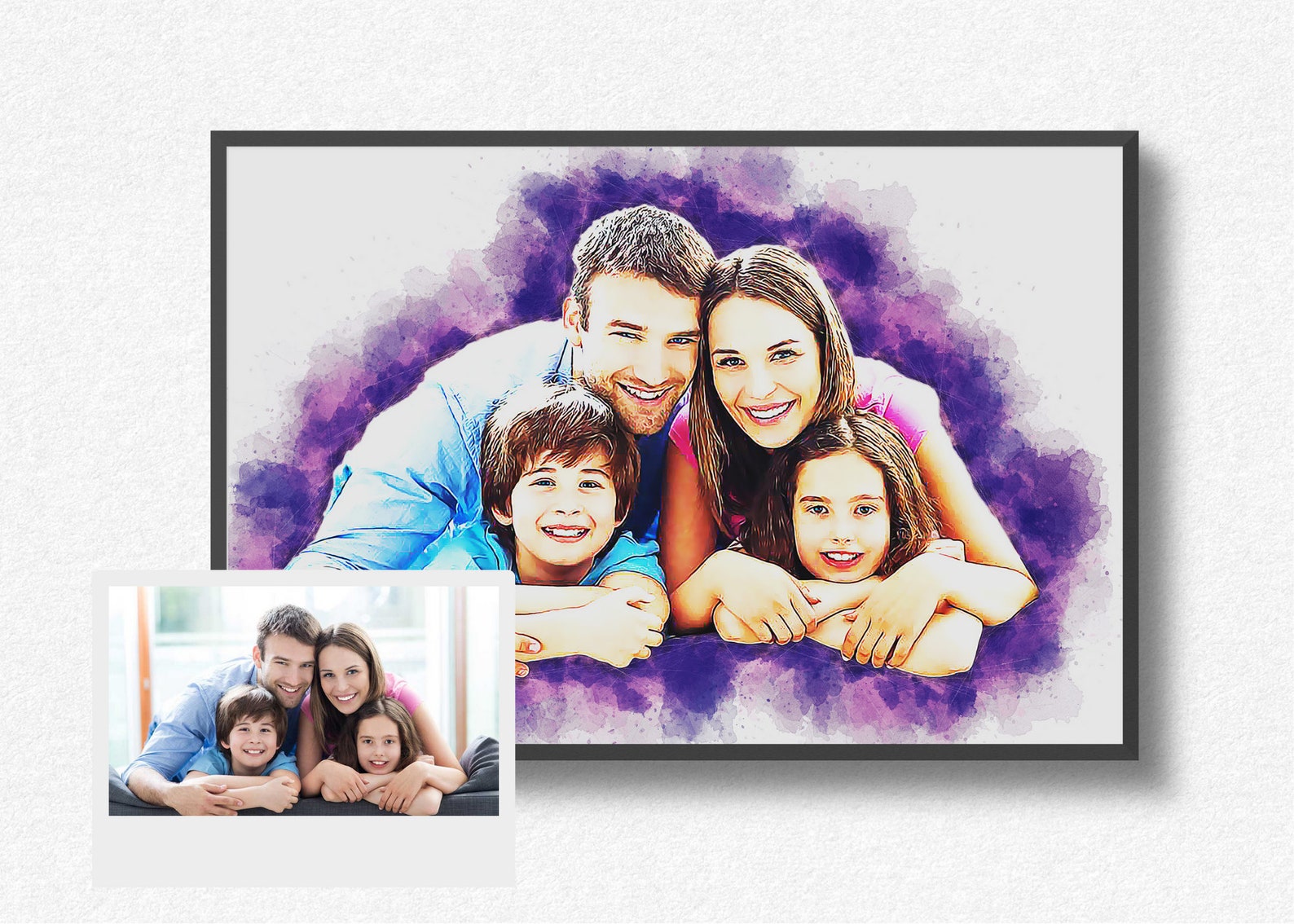 Custom Oil Painting From Photo Personalised Art Print From Etsy