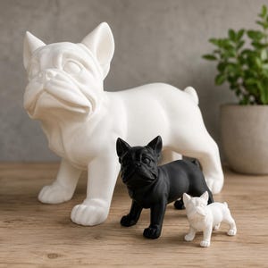 French Bulldog STL File | 3D Printer Model for Dog Lovers | DIY Home Decor & Gift Idea | Instant Download