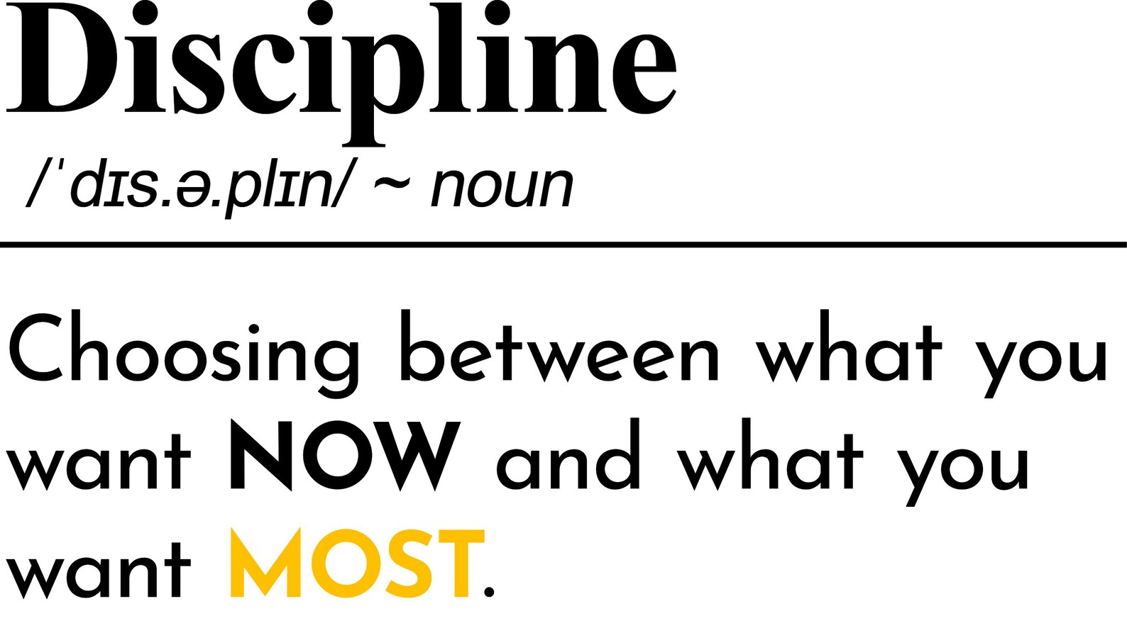 Discipline Definition Digital Art Printable Art Motivational Etsy UK