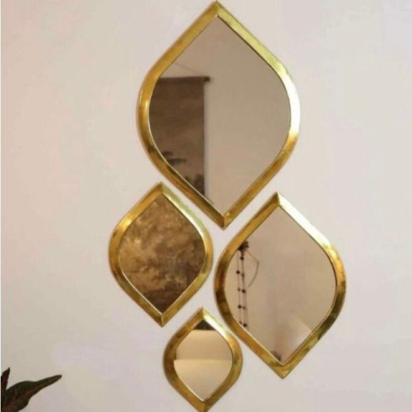 Moroccan Eye Mirror (Brass), Eye Mirror Gold, Unique Gift, Wall Mirrors, Brass Mirror Wall, Bathroom Mirror, Mirror Wall Decor ByMikwi.