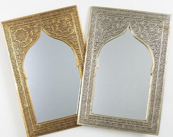 Moroccan Handmade Wall Mirror, Decor Mirror, Unique Gift, Wall Mirrors, Brass Mirror Wall, Bathroom Mirror, Mirror Wall Decor ByMikwi.