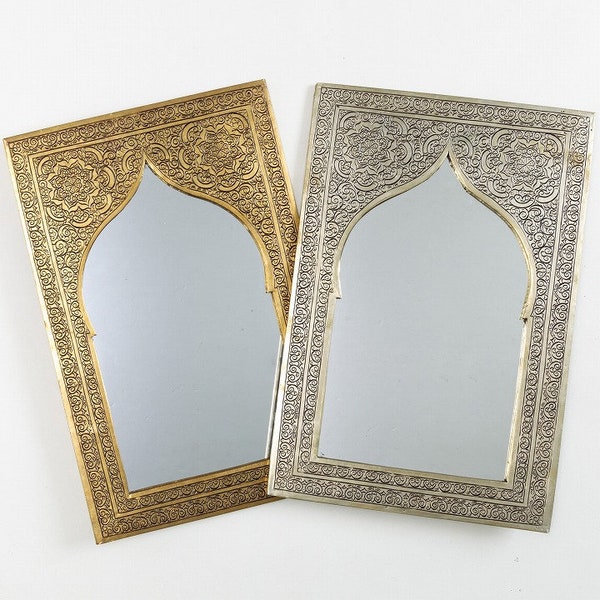 Moroccan Handmade Wall Mirror, Decor Mirror, Unique Gift, Wall Mirrors, Brass Mirror Wall, Bathroom Mirror, Mirror Wall Decor ByMikwi.