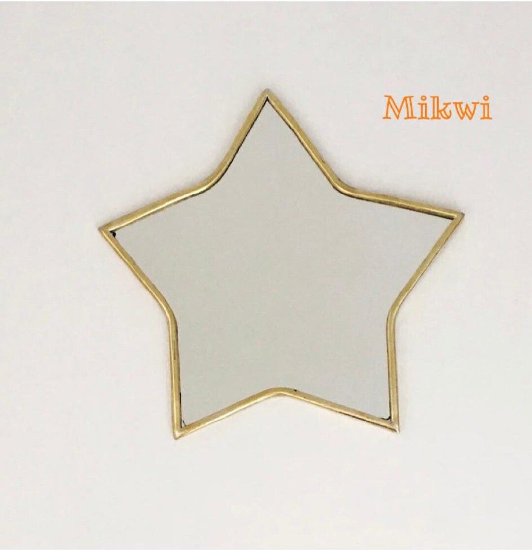 Moroccan Star Mirror brass, Star Mirror Gold, Unique Gift, Wall Mirrors