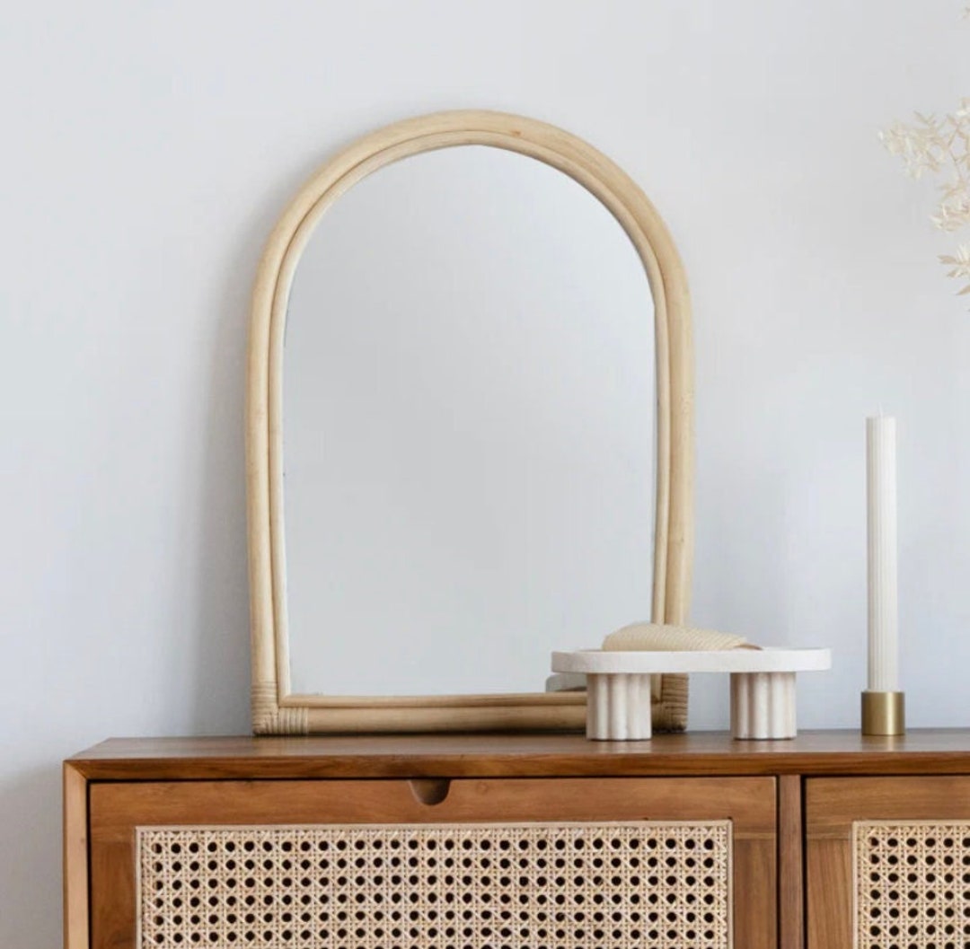 Arch Mirror Wall Hanging Mirror Home Decoration Retro Etsy