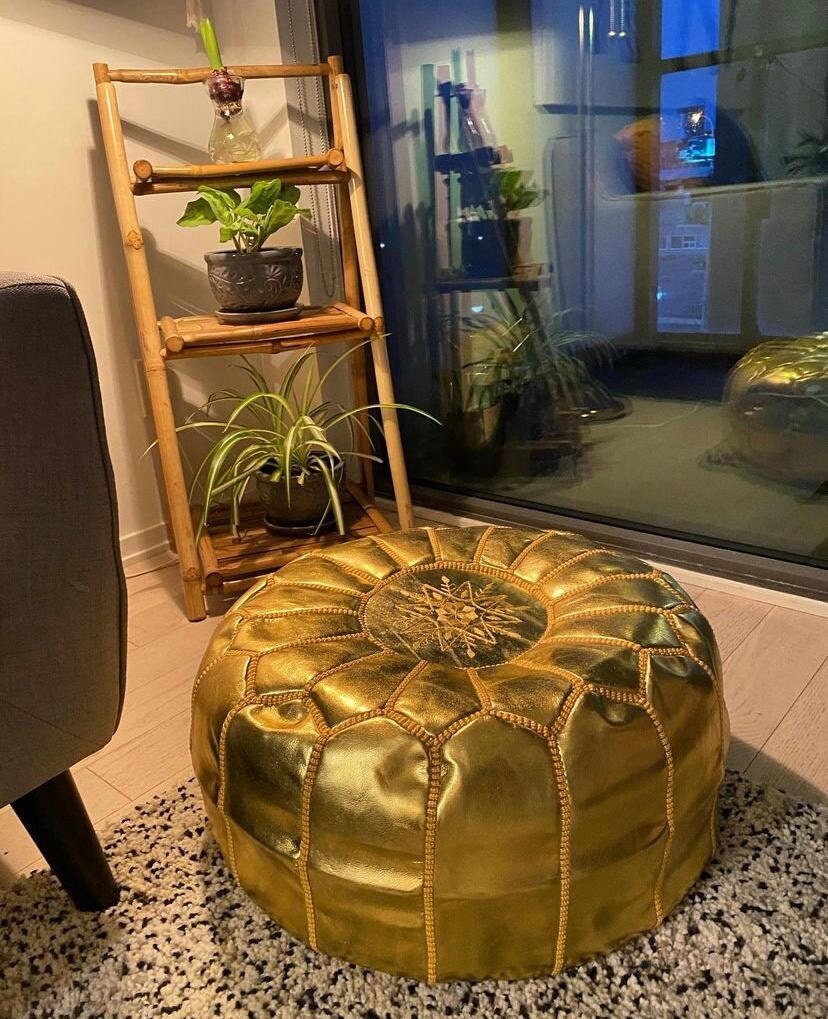 Pouf En cuir Ottoman