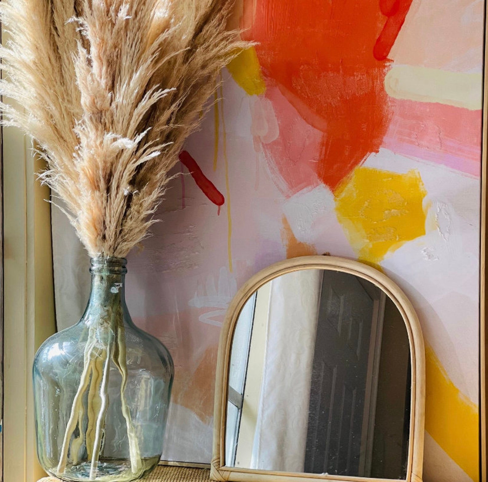 Arch Mirror Wall Hanging Mirror Home Decoration Retro Etsy