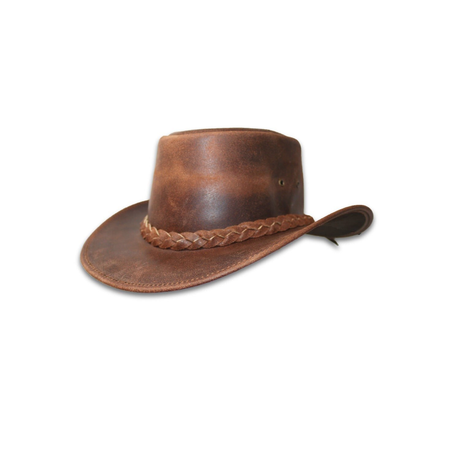 Leather Cowboy Hat for Men Western Hat 