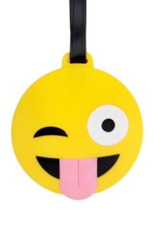 Emoji Luggage Tag Etsy