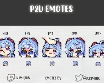Gestos de Ganyu P2U