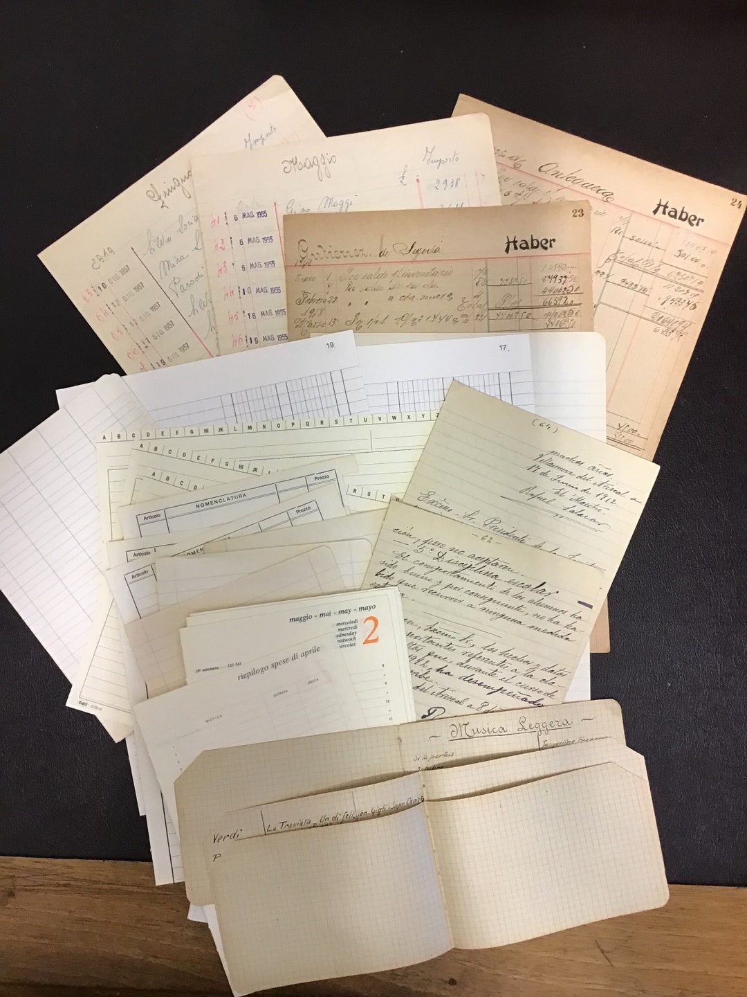 30 Pages of Old Documents, Ideal for Junk Journal, Scrapbooking, Paper ...
