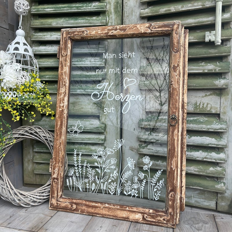 Shabby shic holz fenster - Etsy.de