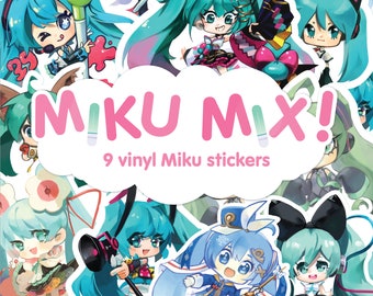 Miku Mix! 9 Miku Stickers