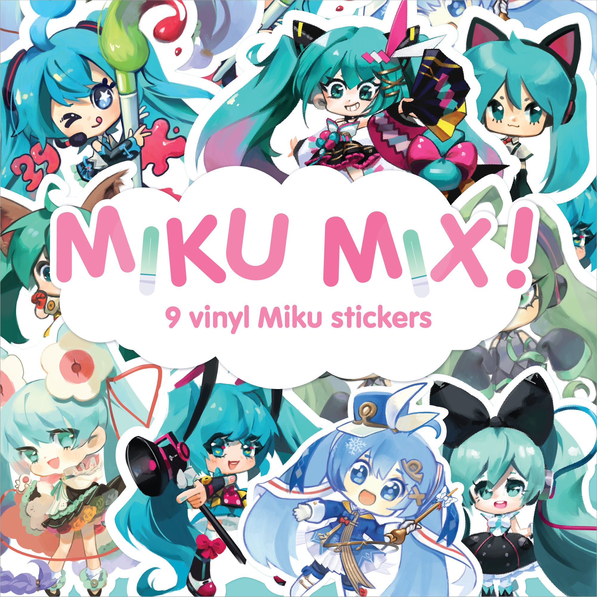 Miku Mix 9 Miku Stickers 