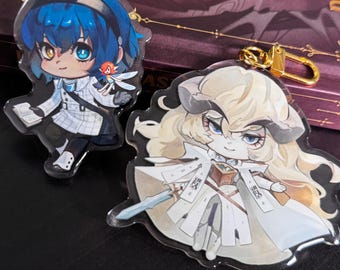 Will/Protagonist & Louis Acrylic charm key chains | Metaphor Re:Fantazio