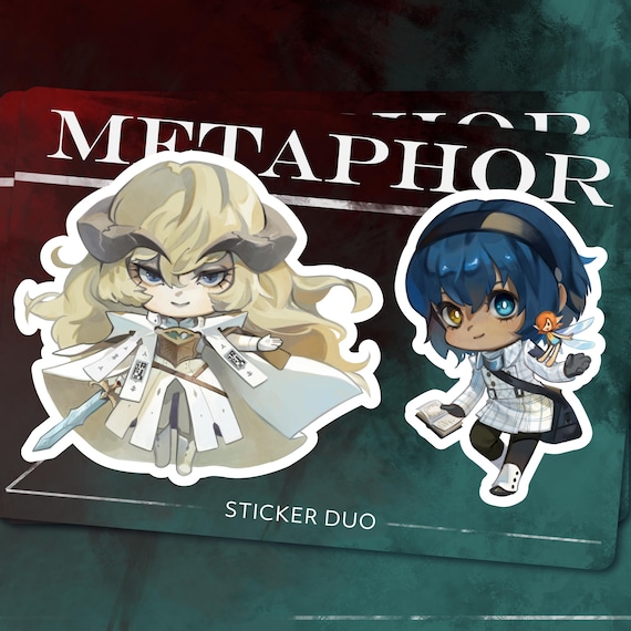 Metaphor: ReFantazio Sticker sheet | Will/Protagonist and Louis Guabern