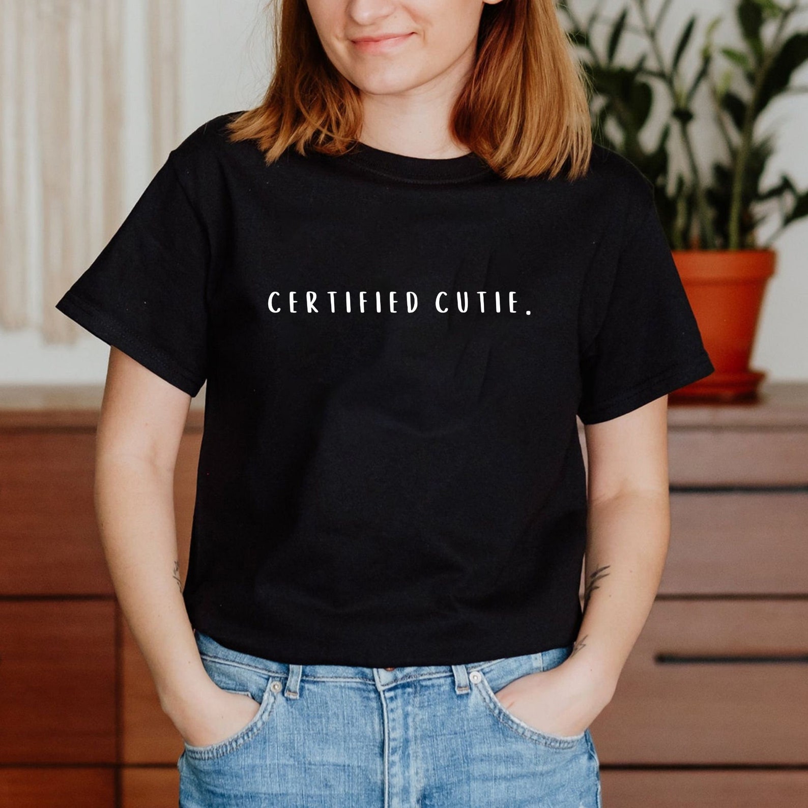 Certified Cutie Shirt Cuteness Overload Cutie Shirts Cute Etsy