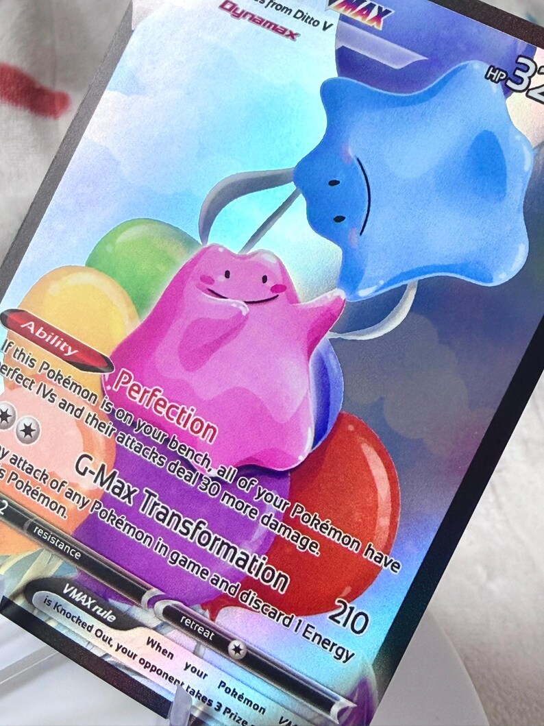 Ditto and Shiny Holographische Karte - Sonderanfertigung Bild 2