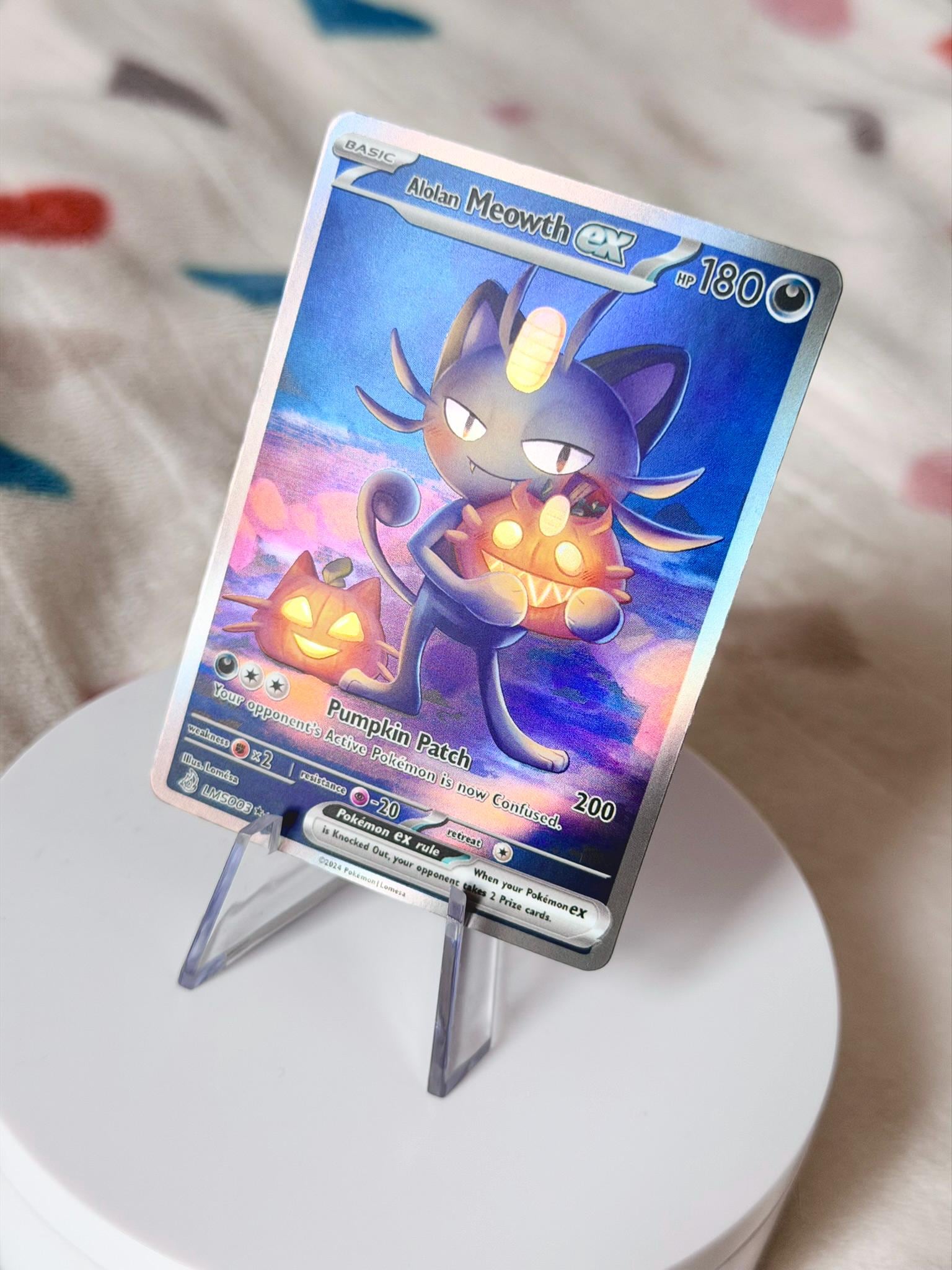 pokemon alolan meowth card Amazon.com: Pokemon – Greninja ex 198/167 – Twilight Masquerade – Full Art Pokemon  Card – Secret Rare : Toys & Games