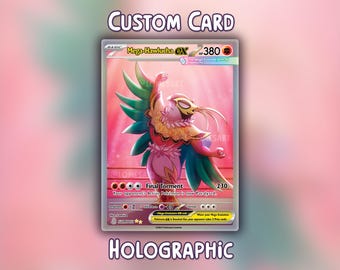 Tarjeta holográfica Mega Hawlucha - Personalizada