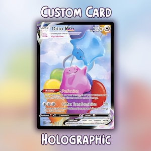 Ditto and Shiny Holographische Karte - Sonderanfertigung Bild 1