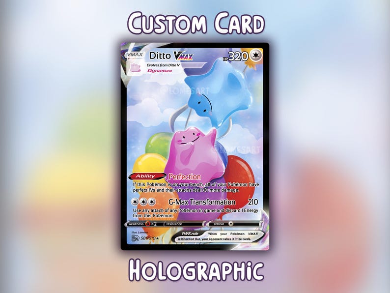 Ditto and Shiny Holographische Karte - Sonderanfertigung Bild 1