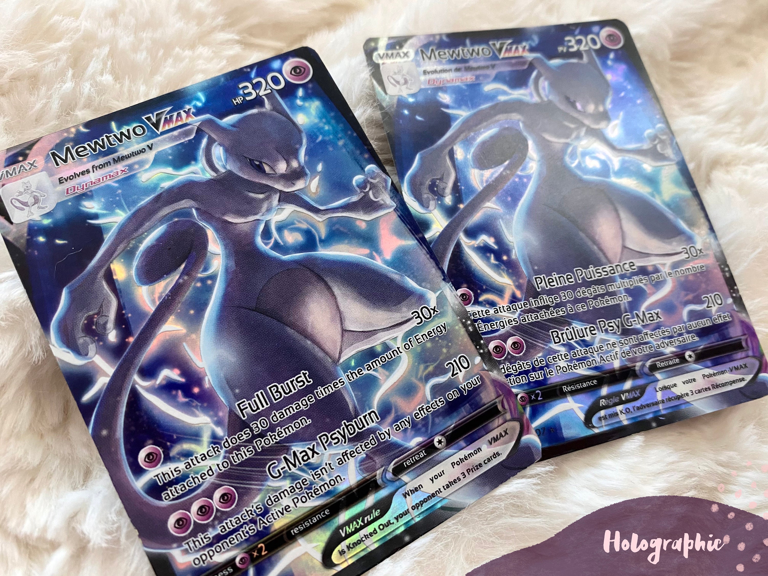 Ditto Metamorph Pokemon Custom Card Holo French English Print 