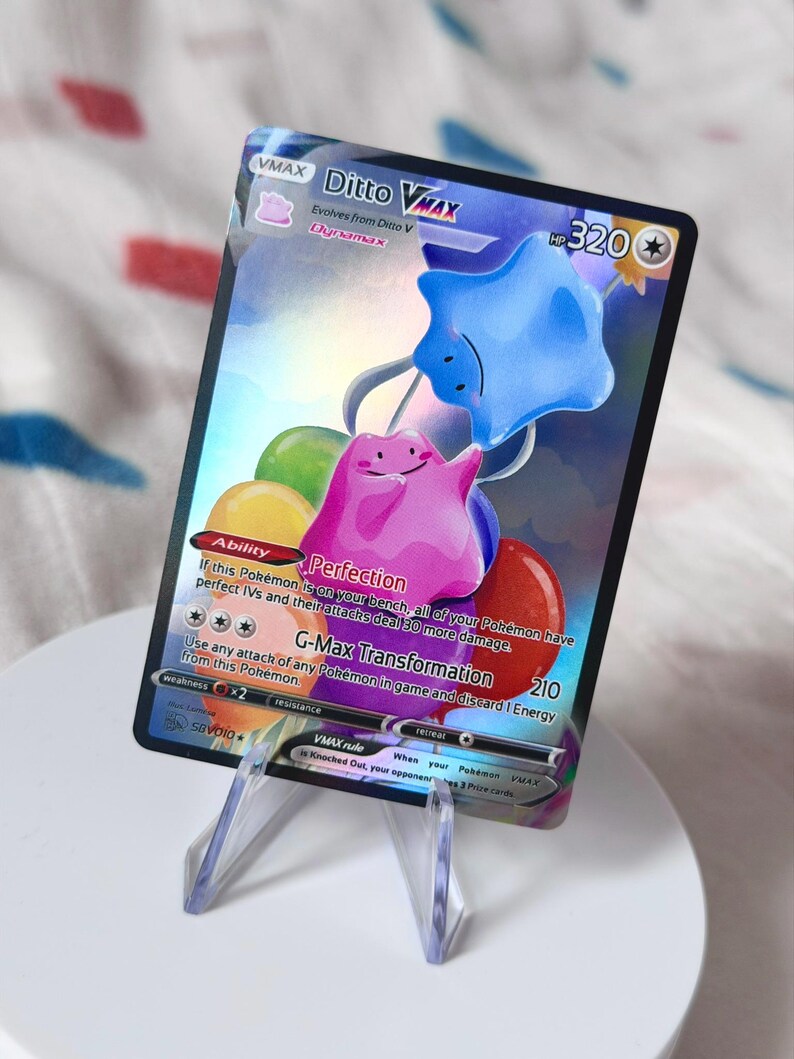 Ditto and Shiny Holographische Karte - Sonderanfertigung Bild 3