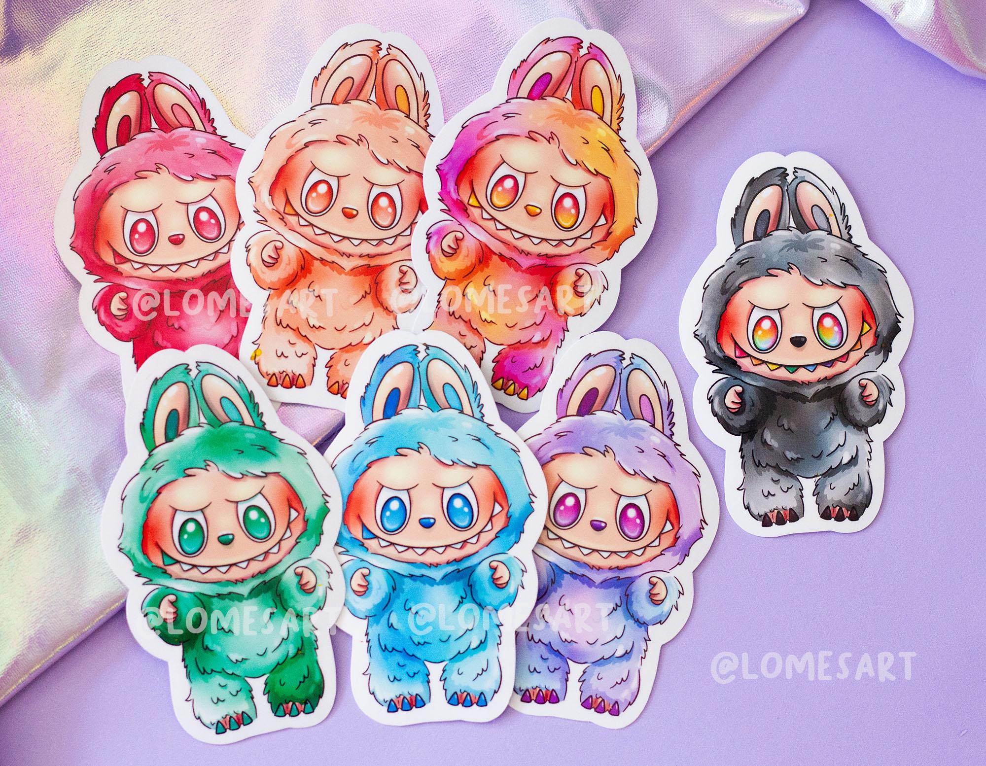 Labubu Big Into Energy Vinyl Sticker Gift Cute | BIE | Love