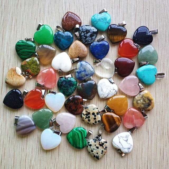 50pcs/lot Beautiful Natural White Jade Heart Stone Pendant Pendant Bead 20mm 50pcs/lot Beautiful Natural White Jade Heart Stone Pendant Pendant Bead 20mm