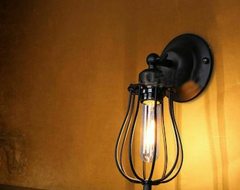 Vintage Single Industrial wall lamp/sconce 8024 4 colors