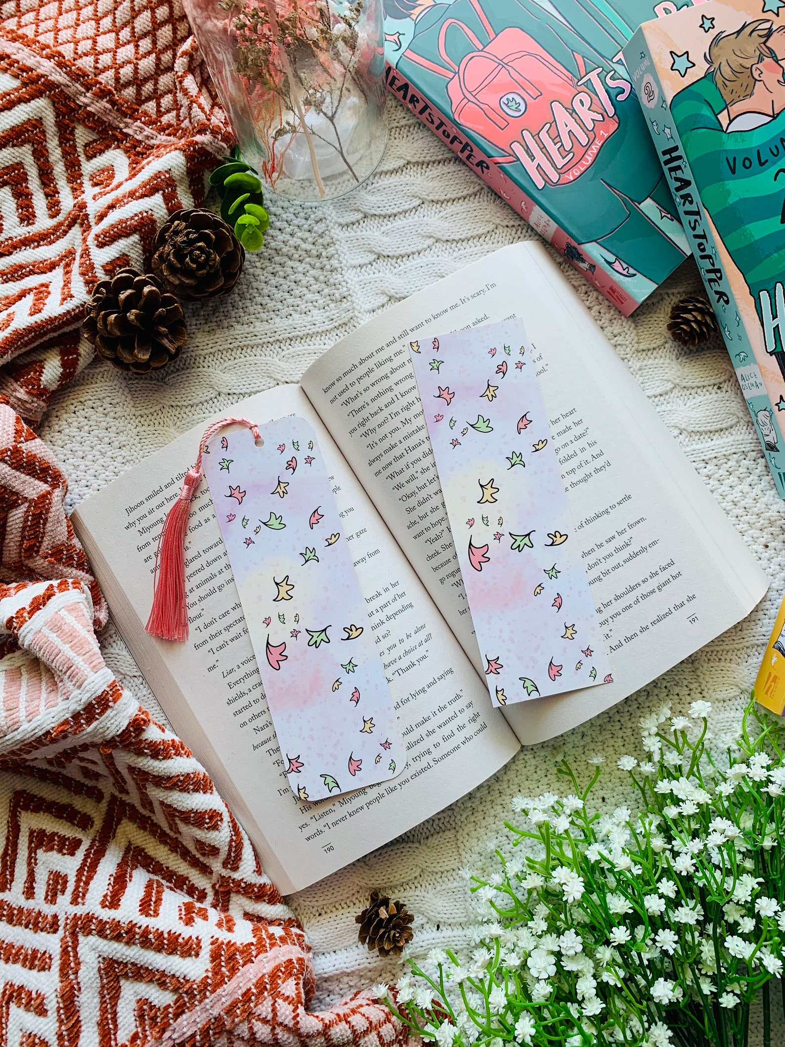 Heartstopper Bookmark Heartstopper Hojas Nick Y Charlie Etsy M xico