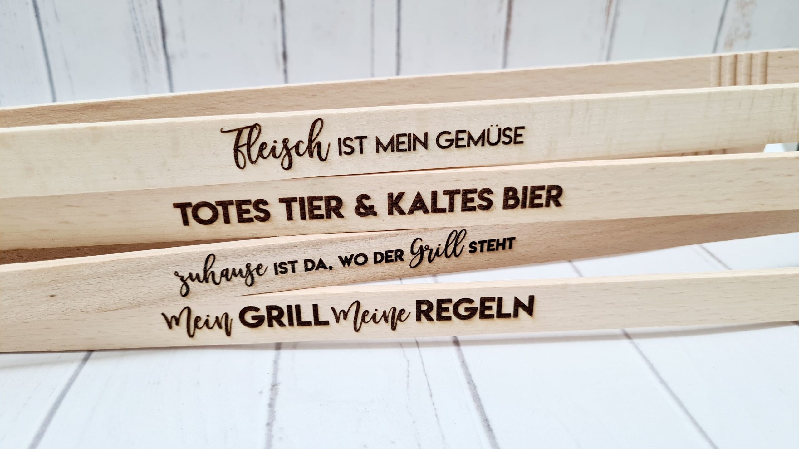 Personalisierte Grillzangen mit Lasergravur Etsy