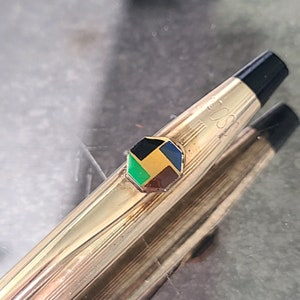 Vintage, beautiful CHASE insignia CROSS 1/20 12k Gold Filled Pen