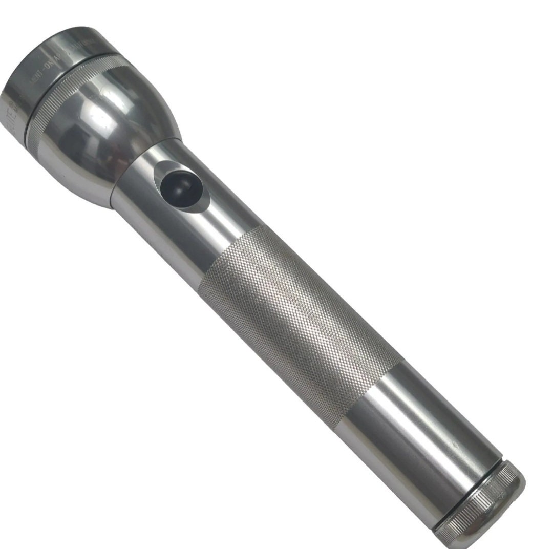 Lampe Torche Vintage Maglite 3 Piles D Aluminium Rouge 12 Pouces USA