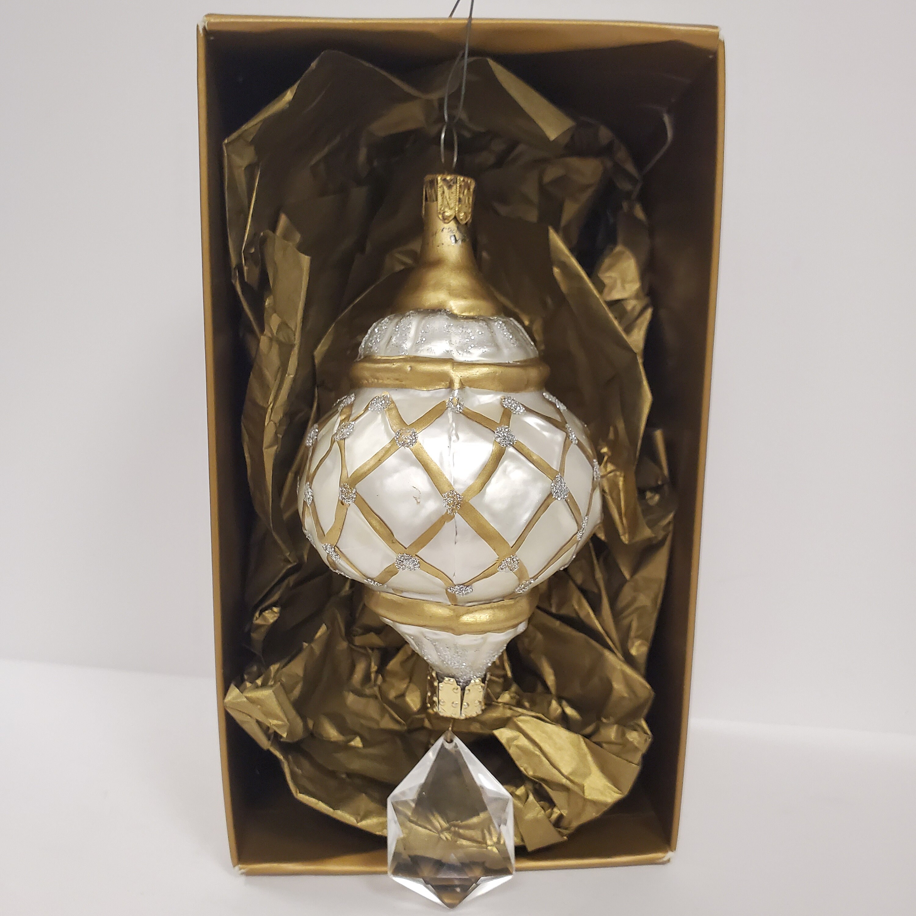 Vintage Holiday Waterford Heirloom Glass Sophisticated Finial Christmas ...
