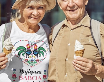 Najlepsza Babcia Na Świecie T-shirt, Best Grandma Polish Shirt, Babcia Shirt, Babcia Gift, Polish Grandma, Polish Culture, Polish Ancestry