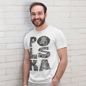 Polish Eagle Short-Sleeve Unisex T-Shirt, Polish Falcon, Polish Eagle T-shirt, Polish Tee, Polish Heritage, Polish American, Polish Ancestry