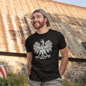 Polish Eagle Short-Sleeve Unisex T-Shirt, Polish Pride Tee, Polska, Polish Gifts, Polish Shirt, Polish Heritage, Poland Shirt, Poland Eagle